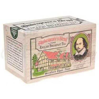 Shakespears Blend 25 Tea Bag Wooden Box