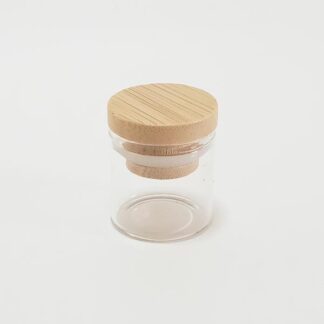 10 ml sample jar with wooden cap